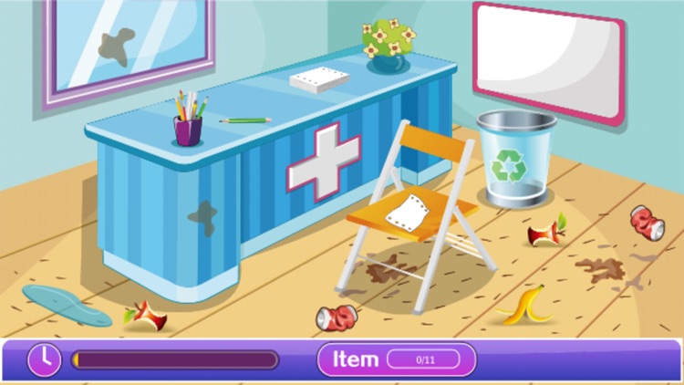 Messy Hospital - cleanup game