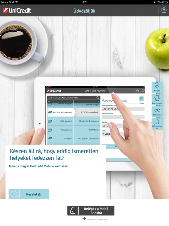 UniCredit Mobile for iPad