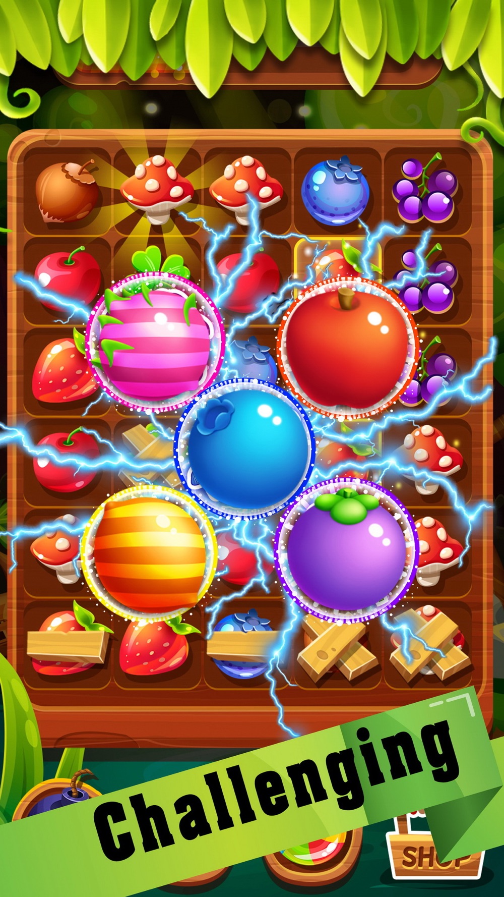 Fruit candy magic match 3 games hack tool