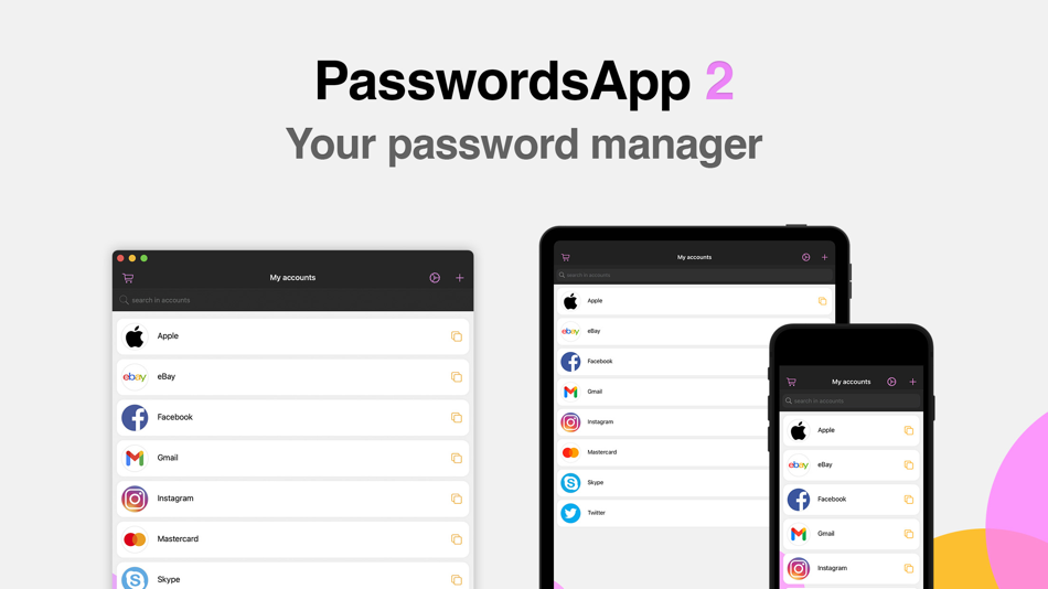 PasswordsApp password manager - 1.3 - (macOS)