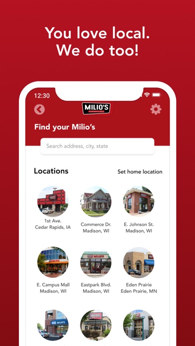 Milio's Sandwiches Screenshot