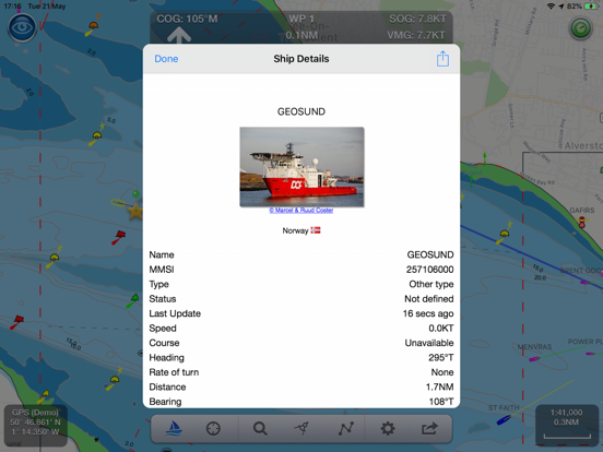 SeaNav US iPad screenshot 6 - Navigation app