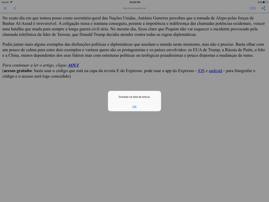 JORNAIS E REVISTAS iPad screenshot