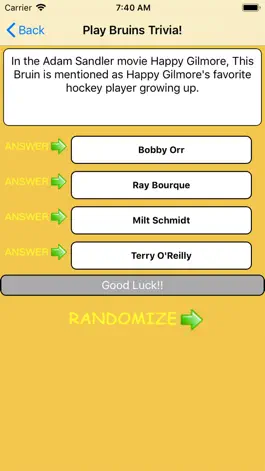 Game screenshot Trivia Game for Bruins Fans apk