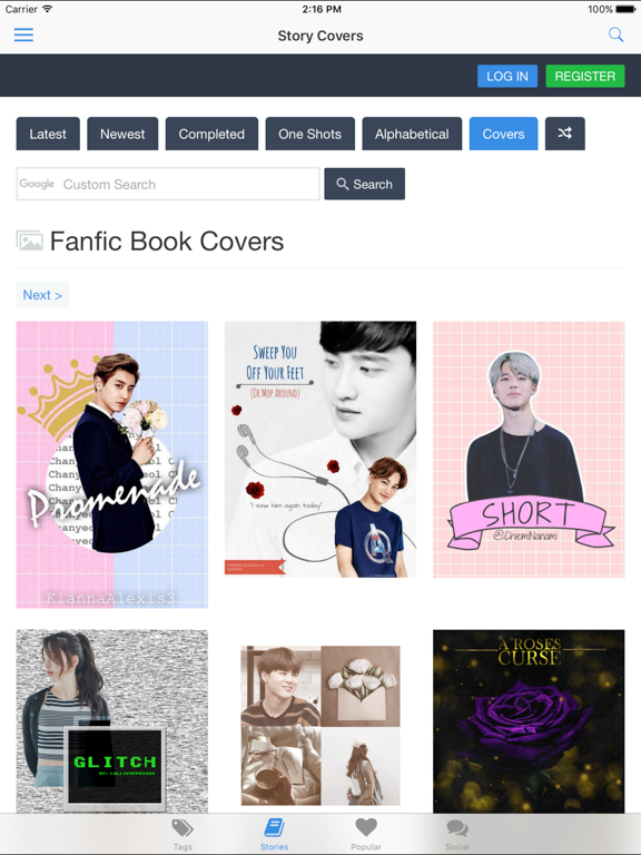 Screenshot #6 pour Asianfanfics