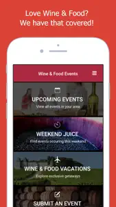 Wine Events screenshot #1 for iPhone