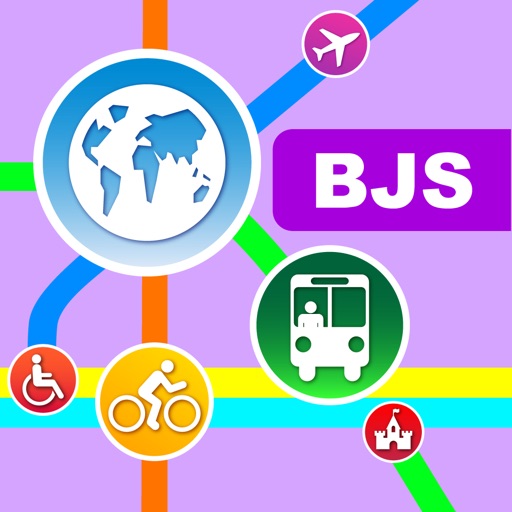 Beijing City Maps - Discover BJS with MTR & Guides icon