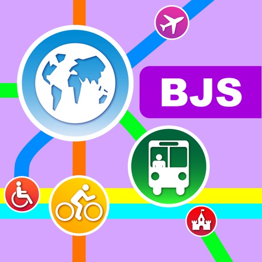 Beijing City Maps - Discover BJS with MTR & Guides Icon