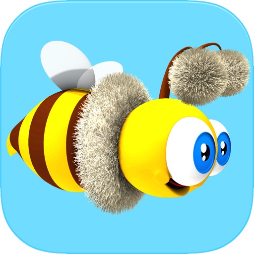 Fluffy Bee Fly - Endless Fun Flyer Adventure Race Free iOS App