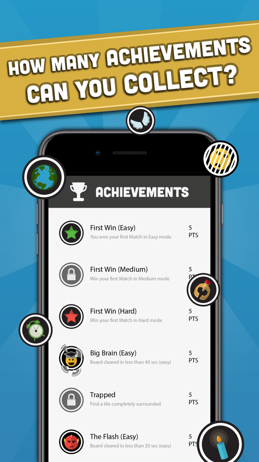 #6. Minesweeper - Classic games (iOS) Podle: OutOfTheBit Ltd
