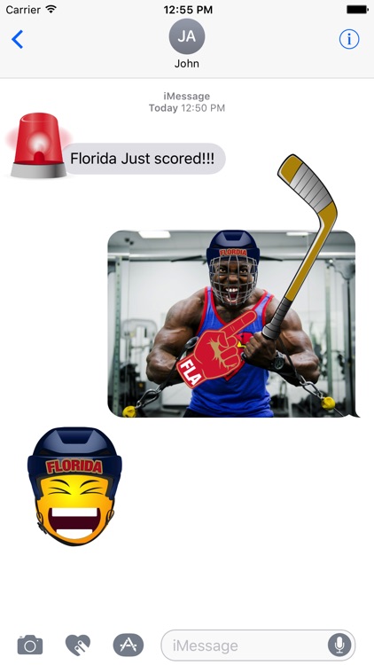 Florida Hockey Stickers & Emojis