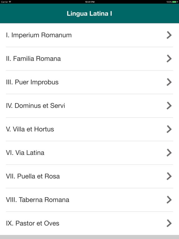 Screenshot #4 pour Lingua Latina 1 Flash Cards