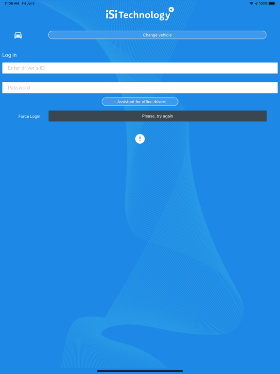 iSi Driver App iPad screenshot 2 - Navigation app