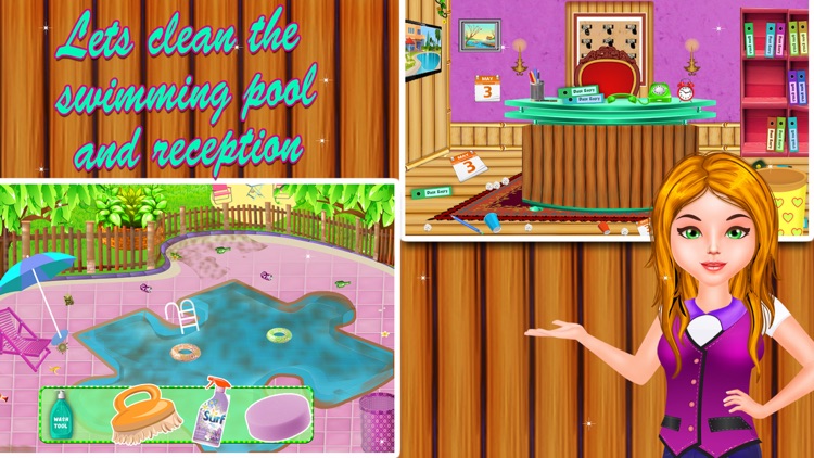 Hotel Room Laundry Girl screenshot-3