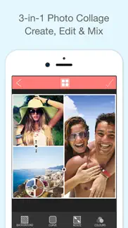 photo collage maker - pic grid editor & jointer + iphone screenshot 1