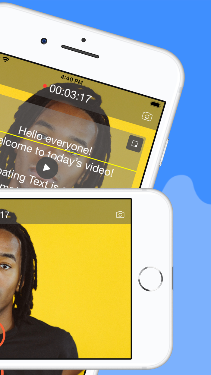 Teleprompter - Floating Text