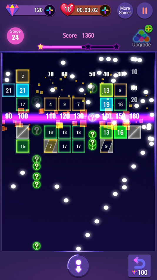 #4. Neon Bricks Master (iOS) 由: tunupgames