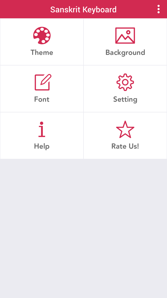 #1. Sanskrit keyboard - Sanskrit Input Keyboard (iOS) 由: Bhavik Savaliya