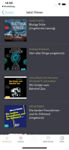 Game screenshot Audiobooks in German apk