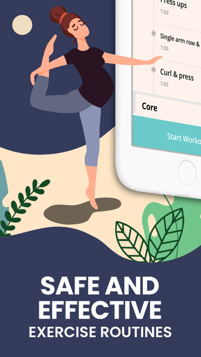 Pregnancy Workouts-Mom Fitness Screenshot