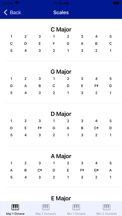 Joe's Piano Lessons Flashcards Screenshot