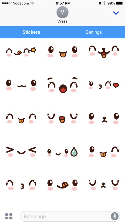 Kawaii Emoji - Cute Emoticon Stickers for Texting