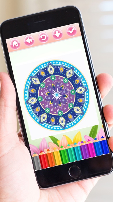 How to cancel & delete Adults Coloring Book Color Pigment Therapy Page from iphone & ipad 3