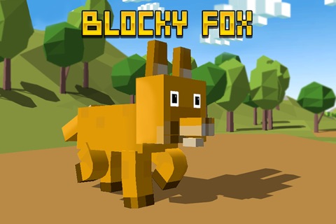 Blocky Fox Craft Simulator 3D screenshot 4