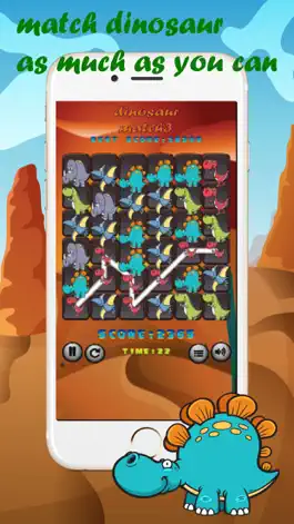 Game screenshot Dinosaur Match3 Games matching pictures for kids apk