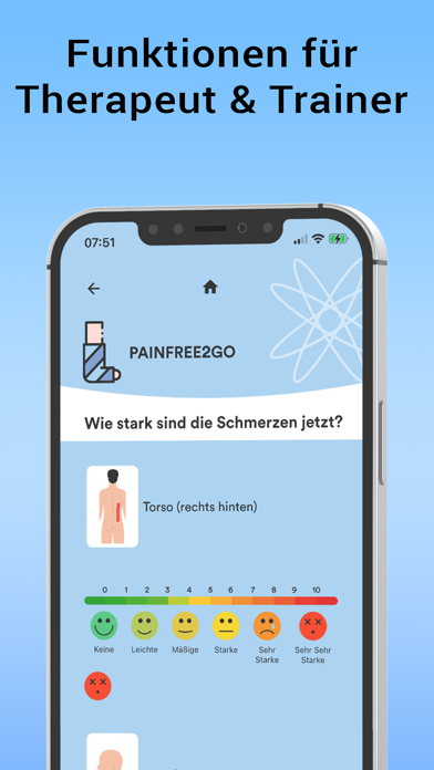 painfree2GO - gegen Schmerzen Screenshot