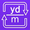 Yards to meters and meters to yards converter