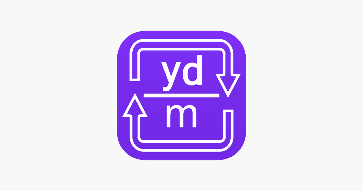 ‎Yards to meters and meters to yards converter on the App Store