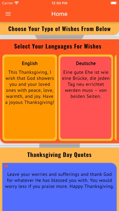 Happy Thanksgiving Day Gif SMS Screenshot