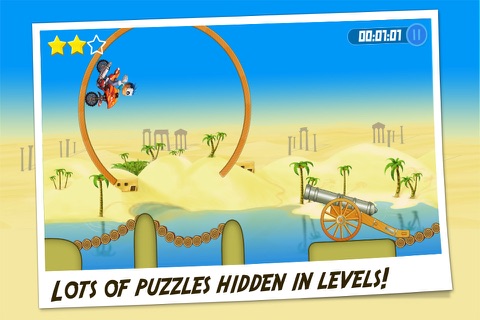 Rolling Boom Wheels-Fun Moto Happy Run Racing Game screenshot 2