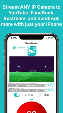 Game screenshot SimpleStream—RTSP to RTMP mod apk