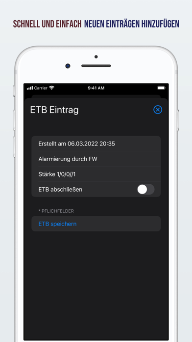 Einsatzmappe Screenshot