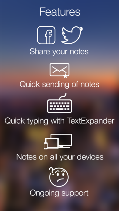 Note-IFY (formerly FNotes): colorful notes with Reminders, TextExpander and Dropbox synchronization Screenshot 5