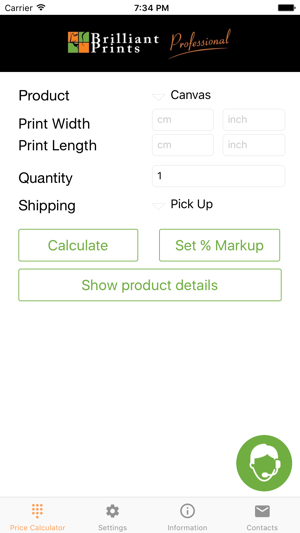 Brilliant Prints Price Calculator