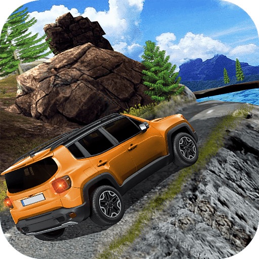 Offroad Desert Jeep Rally Icon