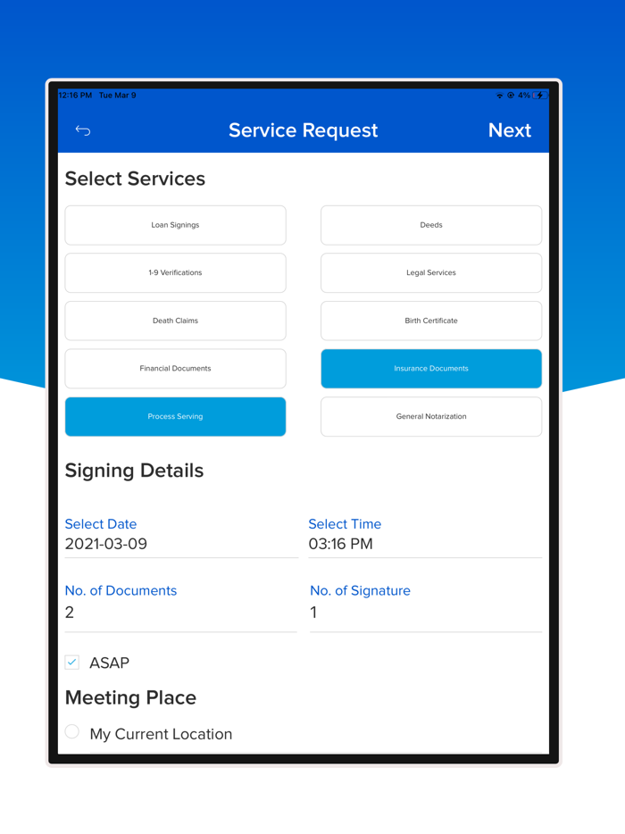 MobiNp Customer App