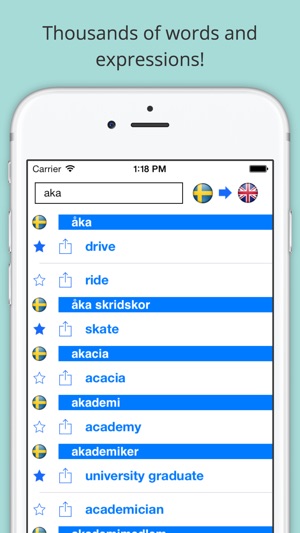 Offline English Swedish Dictionary: Engelsk Ordbok(圖3)-速報App