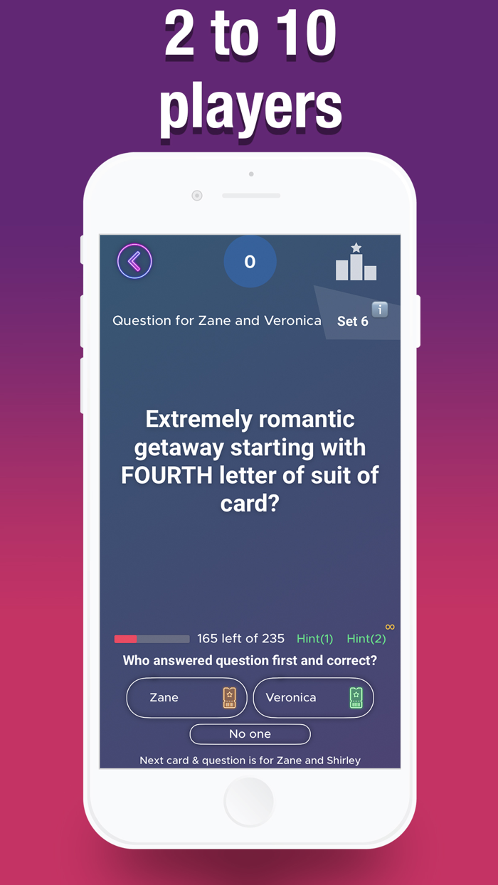 3 Second Card Group Game