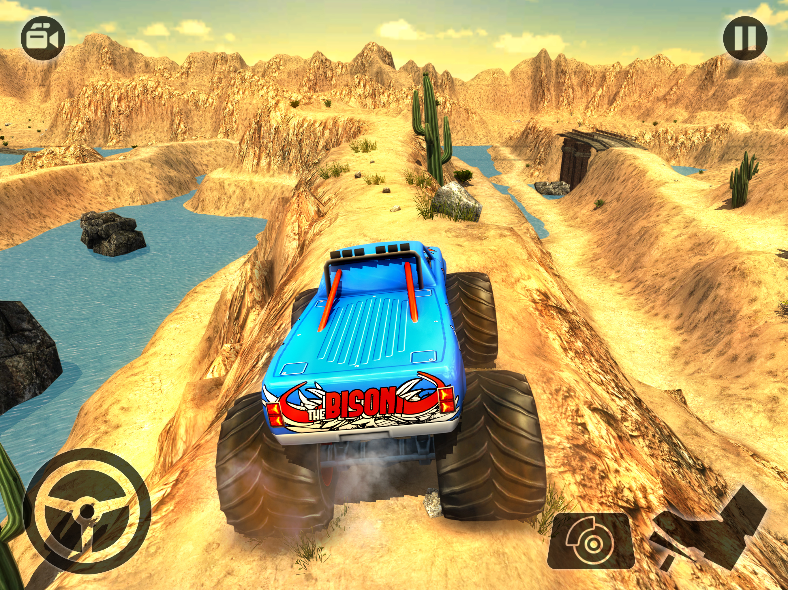 Offroad Monster Truck Desert Safari Hill Driving