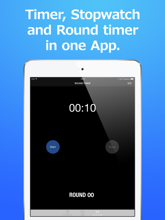 Screenshot #5 pour ThreeTimer - Stopwatch.Timer.Round timer