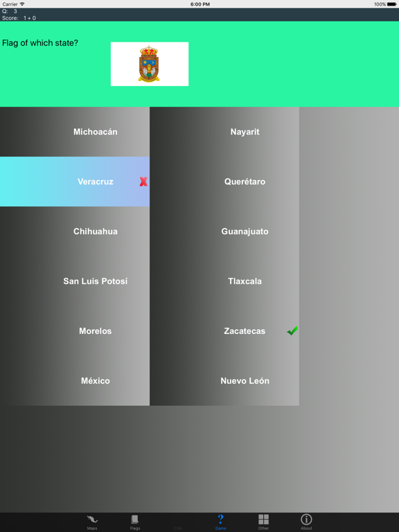 Screenshot #6 pour Mexico State Flags and Maps
