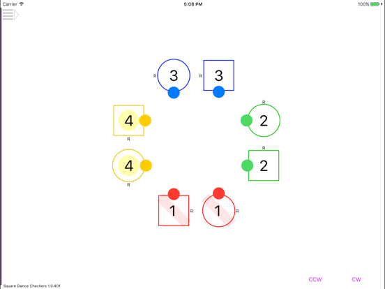 Square Dance Checkers