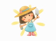 Garden Girl - Text Message Stickers Pack