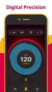 metronome - tap tempo & rhythm iphone screenshot 1