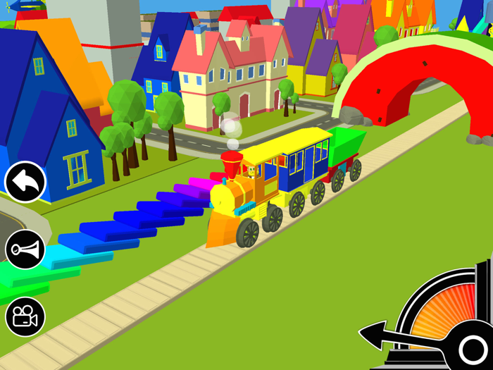 3D Toy Train - Free Kids Train Game