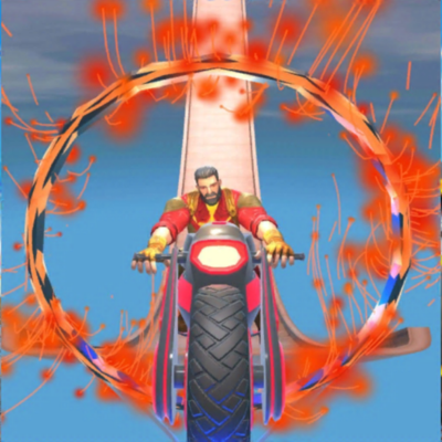 SuperHero Bike Stunt Racing Go